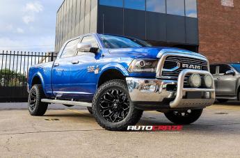DODGE RAM ASSAULT GLOSS BLACK MILLED ACCENTS